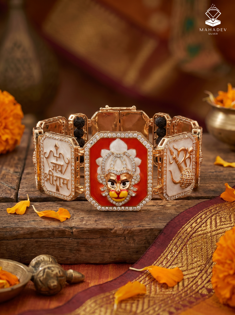 Hanuman Divine Kada Pendant